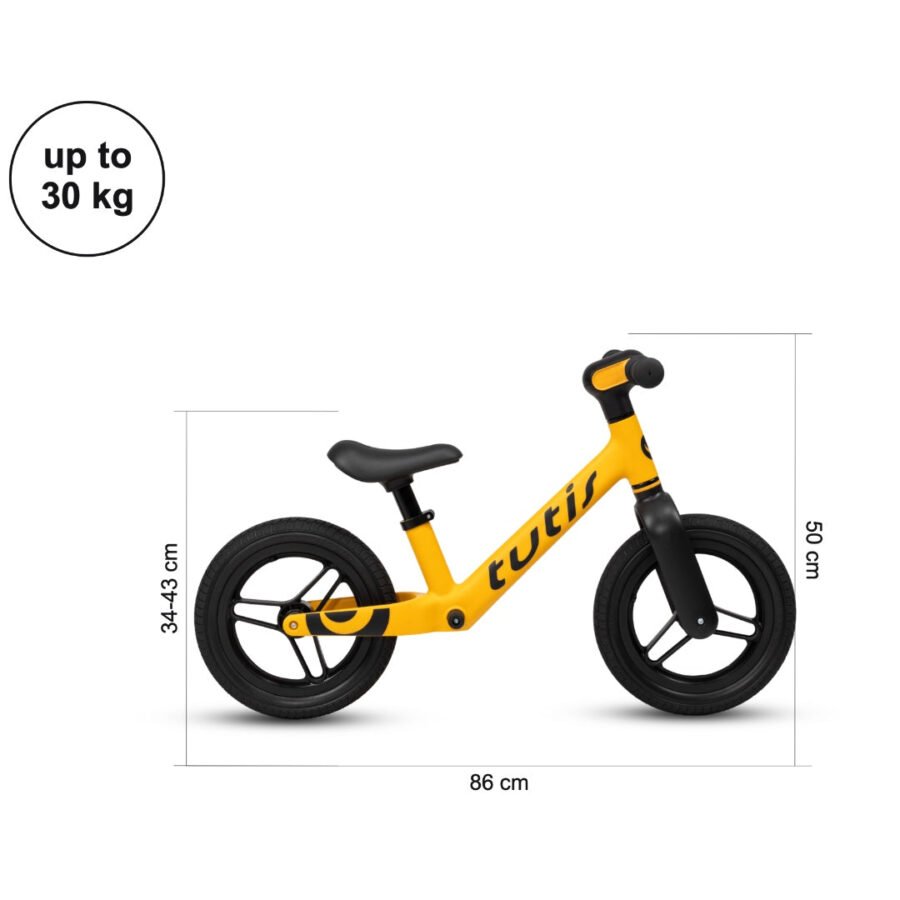 Tutis līdzsvara velosipēds Yellow (BB01)
