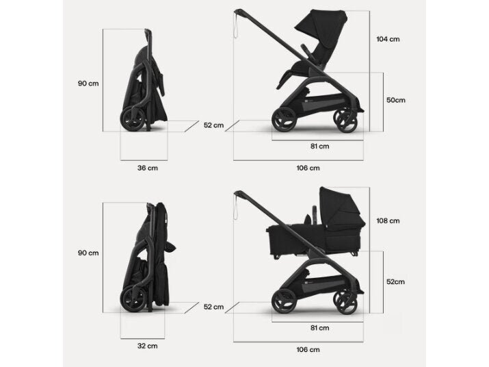 Bugaboo Dragonfly Plus sporta rati Desert Taupe 2