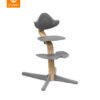 Stokke Nomi barošanas krēsls – Oak rāmis / Grey – foto 1