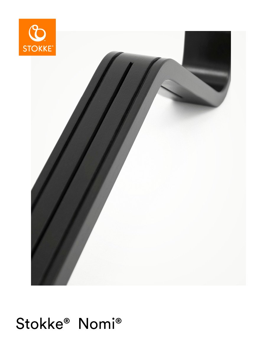 Stokke Nomi barošanas krēsls – Black rāmis / Black – foto 2