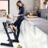 Stokke Tripp Trapp barošanas krēsls + Baby Set² komplekts – Black – foto 5