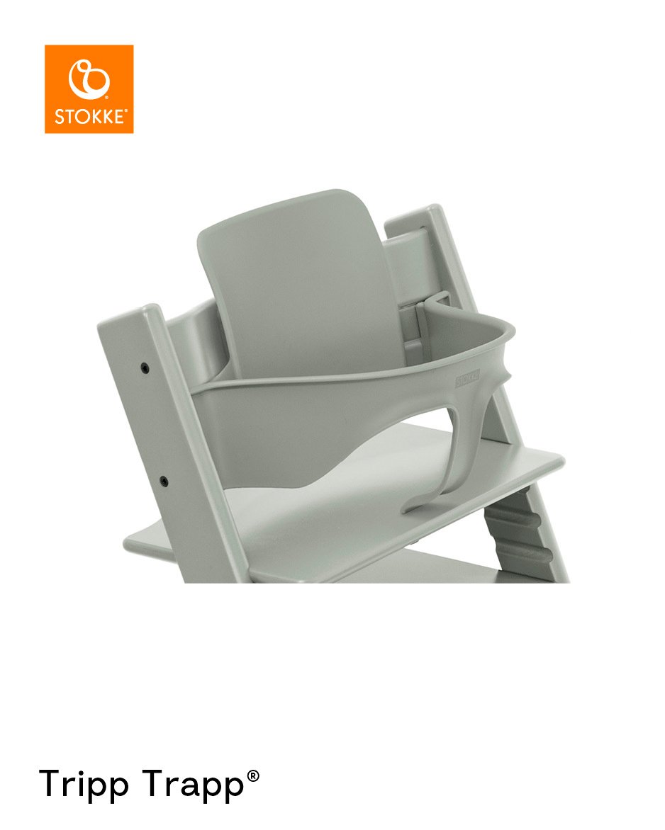 Stokke Tripp Trapp barošanas krēsls + Baby Set² komplekts – Glacier Green – foto 2