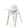 Stokke Steps barošanas krēsls ar Baby Set – White-Natural – foto 1