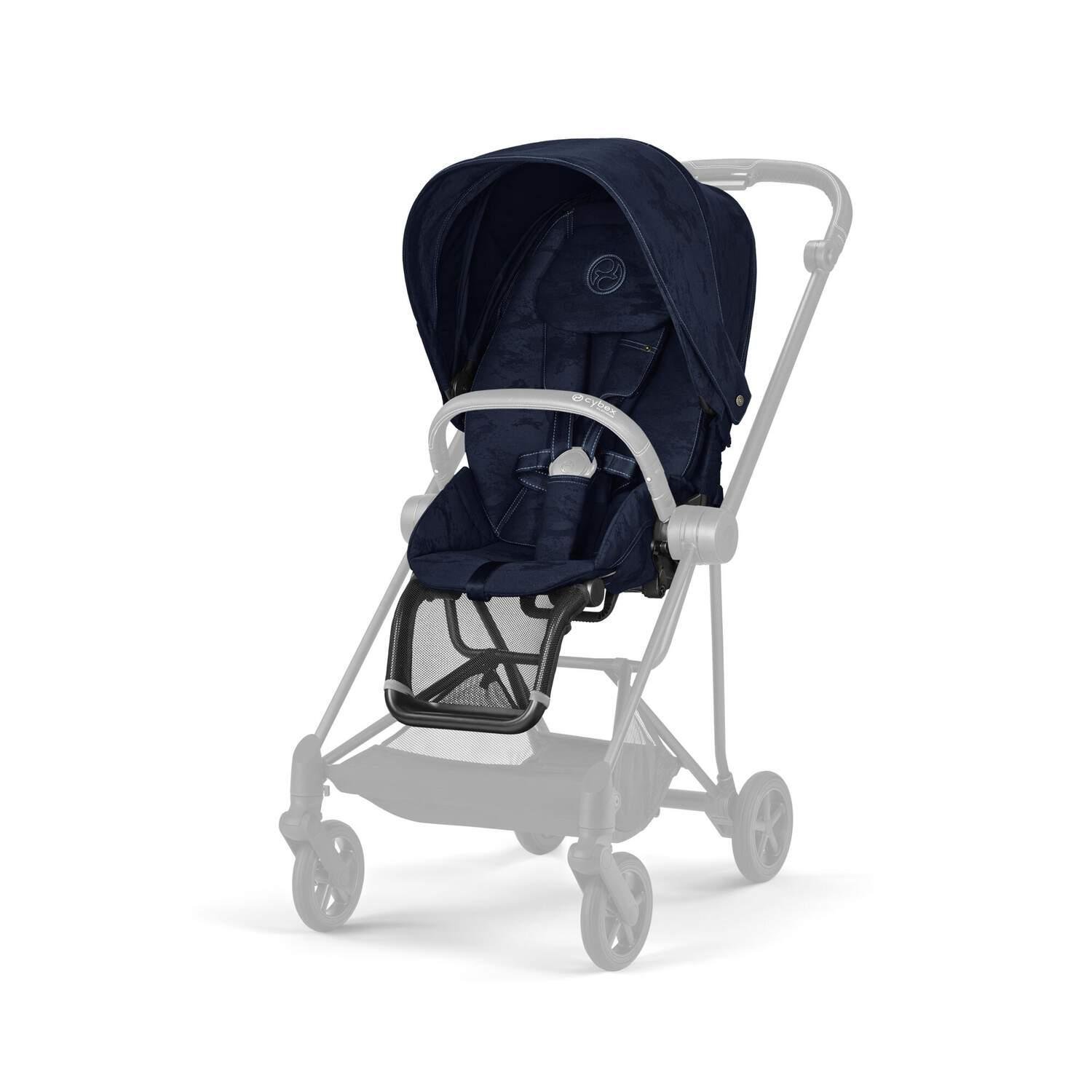 Cybex Mios sēdekļa pastaigu daļas auduma pārvalks Rebellious Denim Blue
