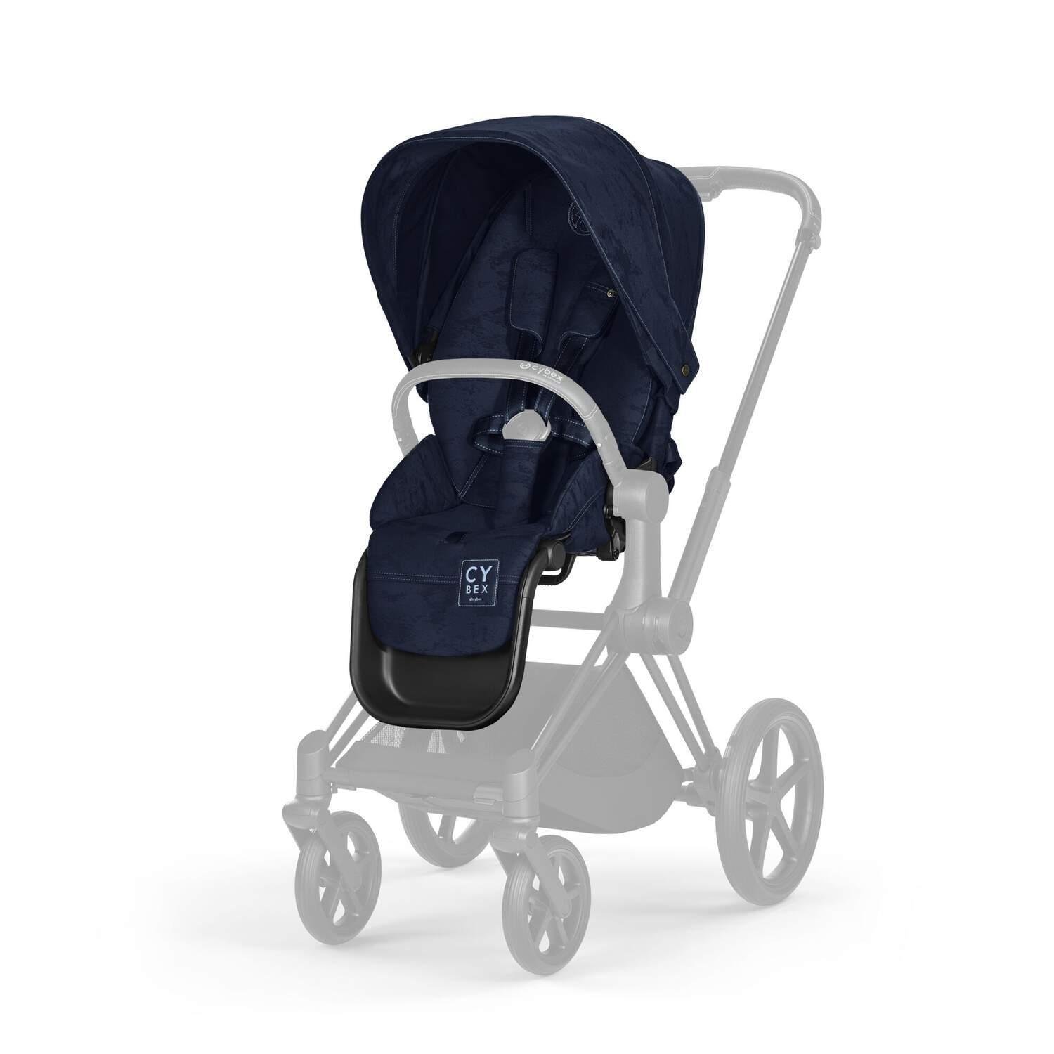 Cybex Priam/e-Priam V4 pastaigu daļas auduma pārvalks Rebellious Denim Blue