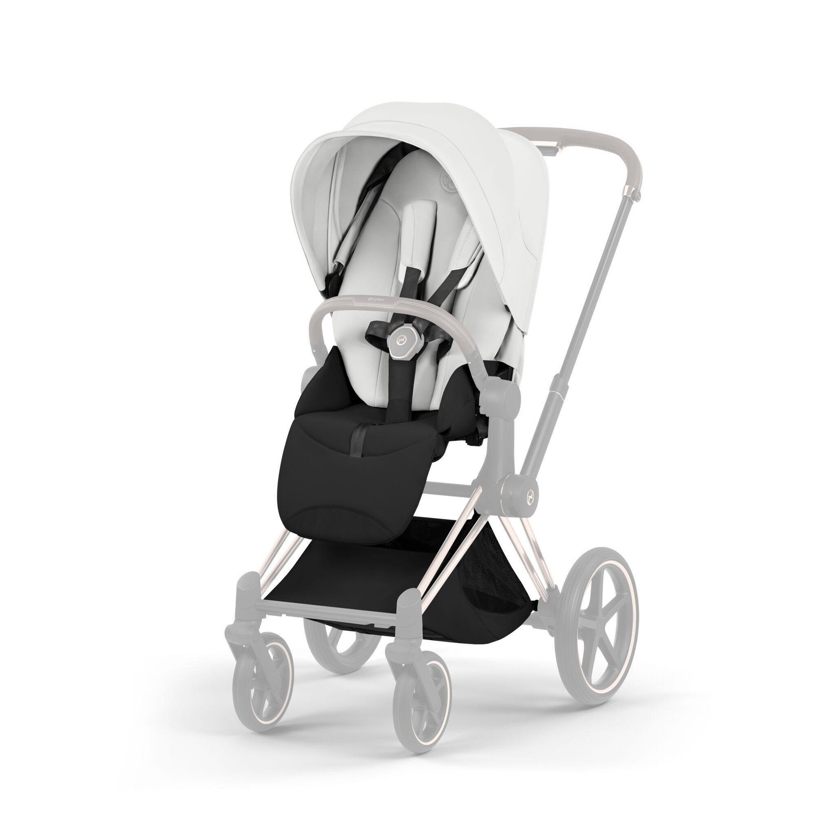 Cybex Priam/ePriam Style pastaigu daļas pārvalks + grozs, Off White