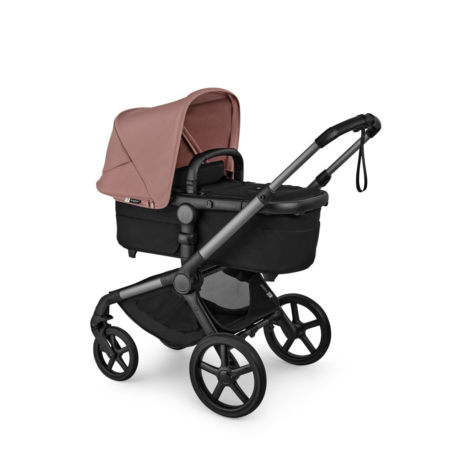 Bugaboo Fox 5 Renew universālie ratiņi 2in1 Graphite/Heritage Black – Dusty Pink – 2