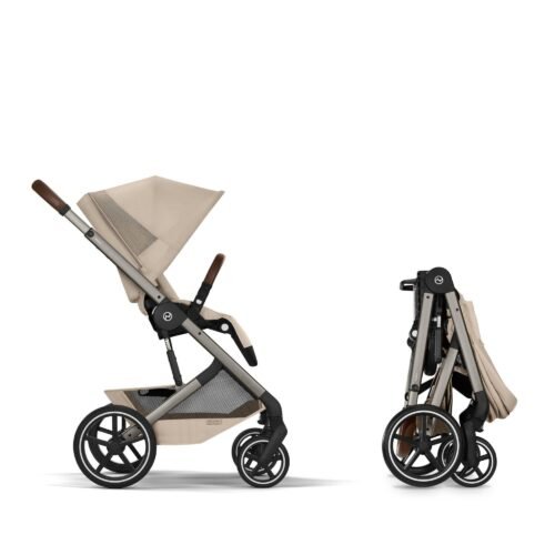 Cybex Balios S Lux 2in1 universālie rati Almond Beige – 9