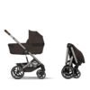 Cybex Balios S Lux 2in1 universālie rati Chocolate Brown – 4