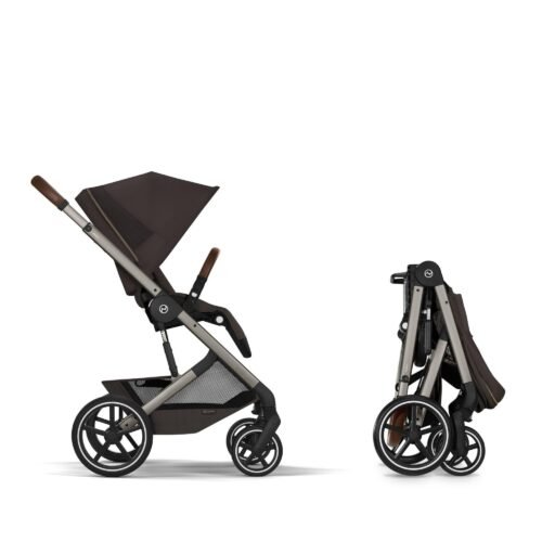 Cybex Balios S Lux 2in1 universālie rati Chocolate Brown – 9