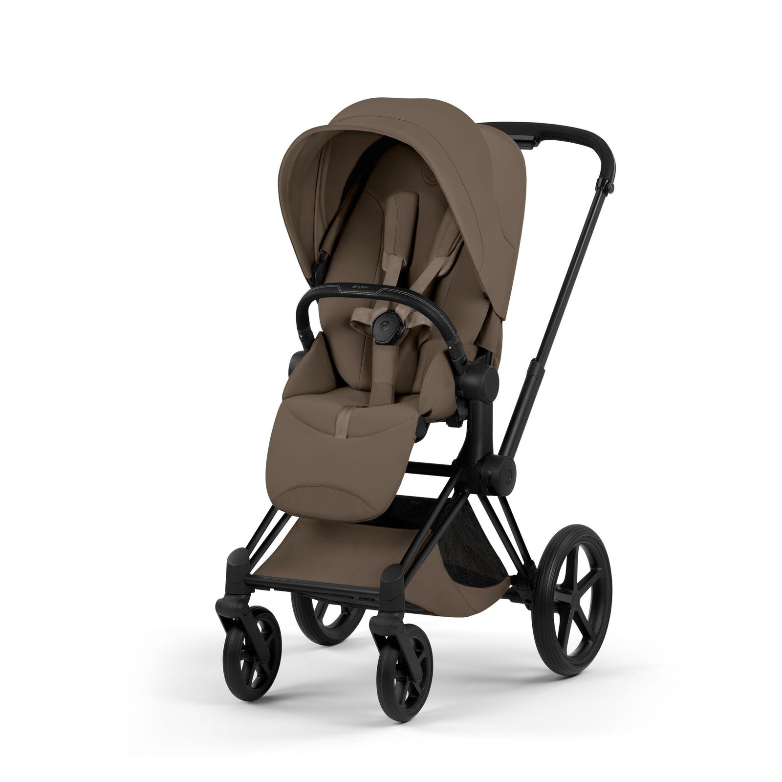 Cybex Priam V5 Style 2in1 universālie rati Coconut Brown, Matt Black – 2