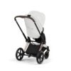 Cybex Priam V5 Style 2in1 universālie rati Off White, Rose Gold – 7