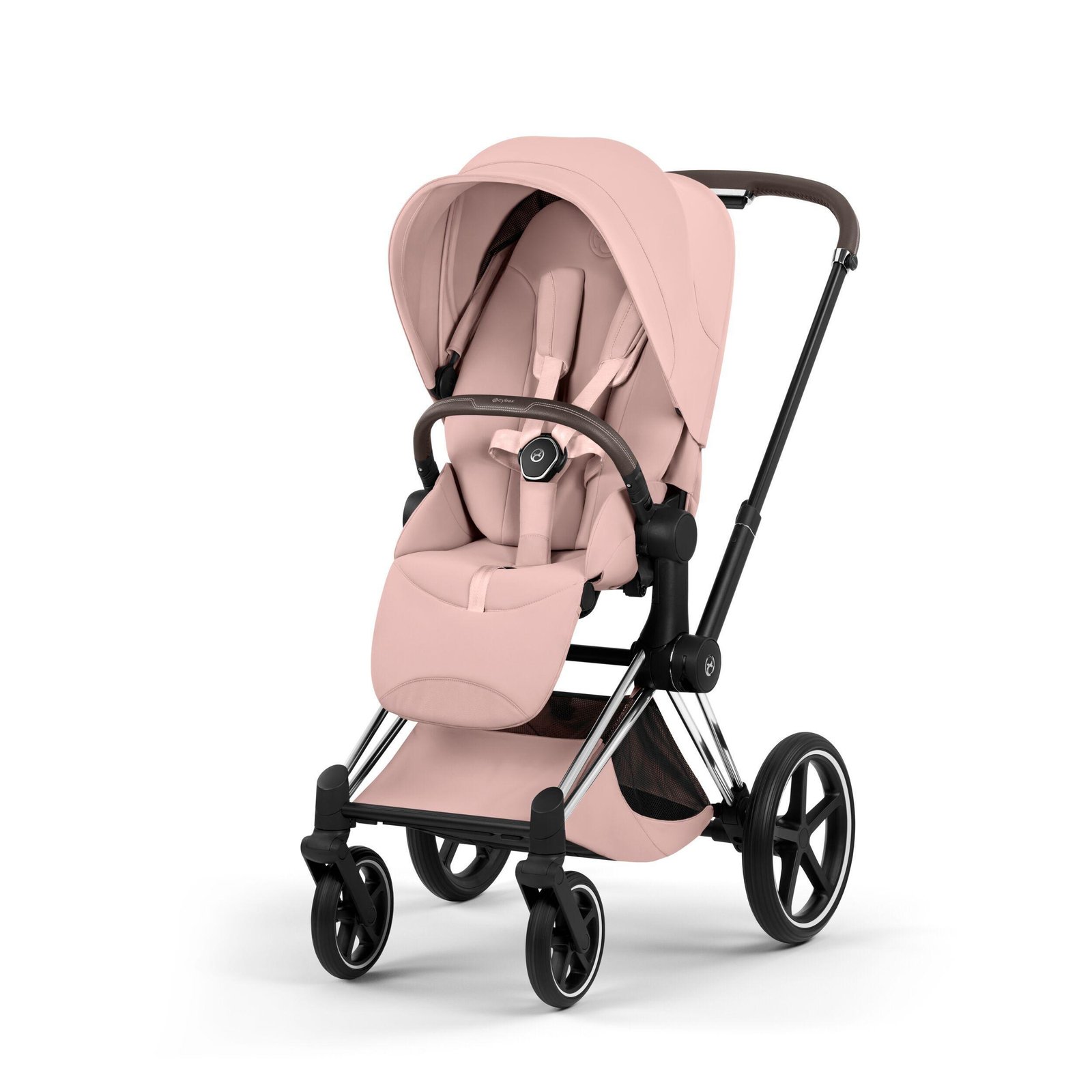 Cybex Priam V5 Style 2in1 universālie rati Peach Pink, Chrome Brown – 2