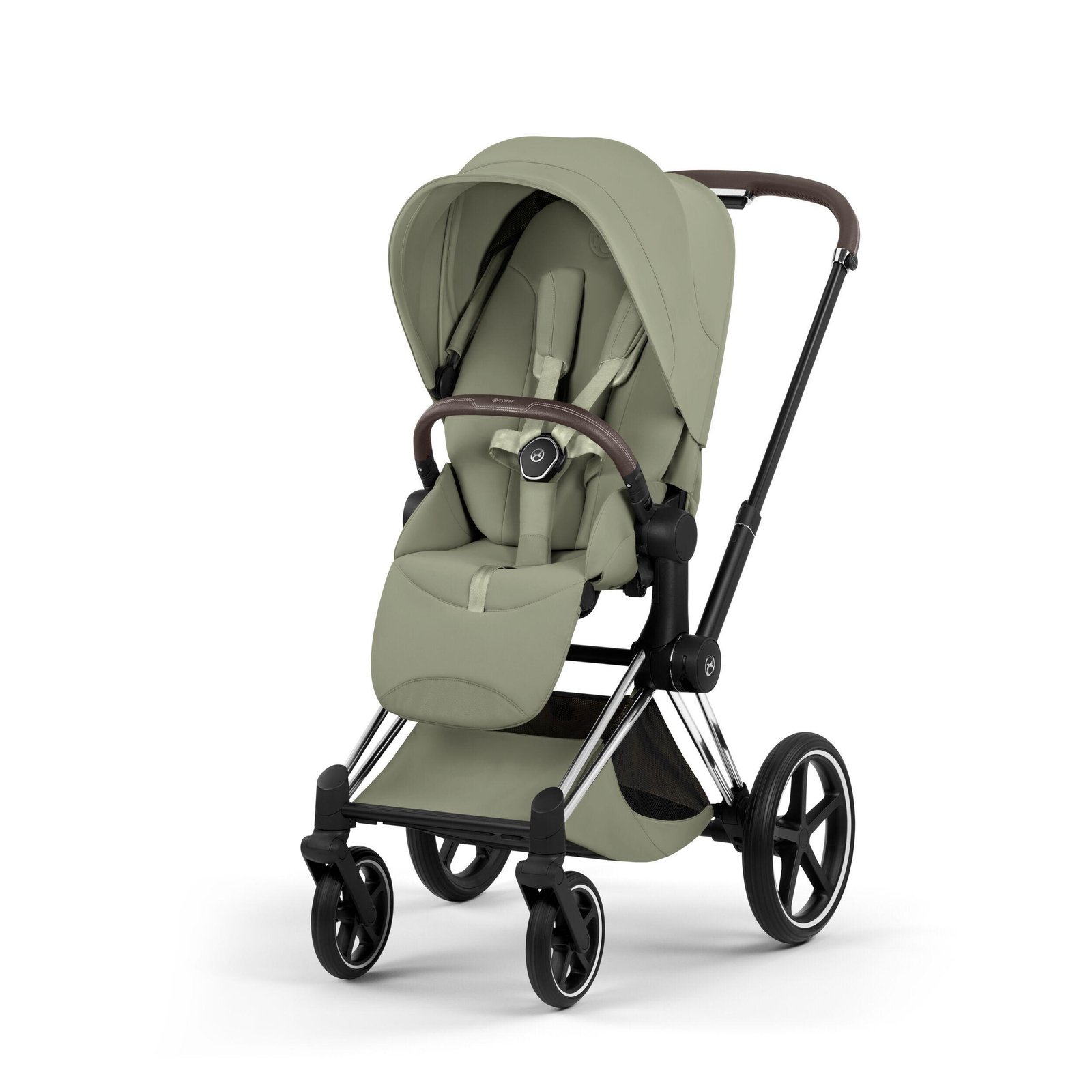 Cybex Priam V5 Style 2in1 universālie rati Sage Green, Chrome Brown – 2