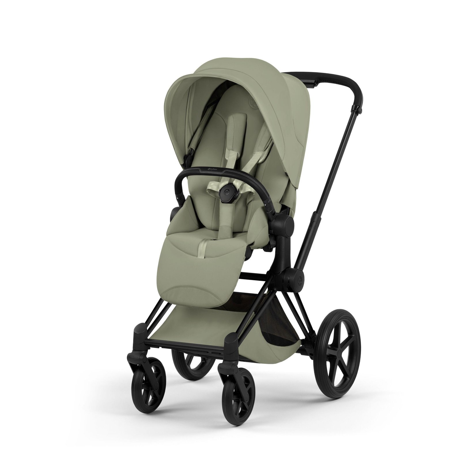 Cybex Priam V5 Style 2in1 universālie rati Sage Green, Matt Black – 2