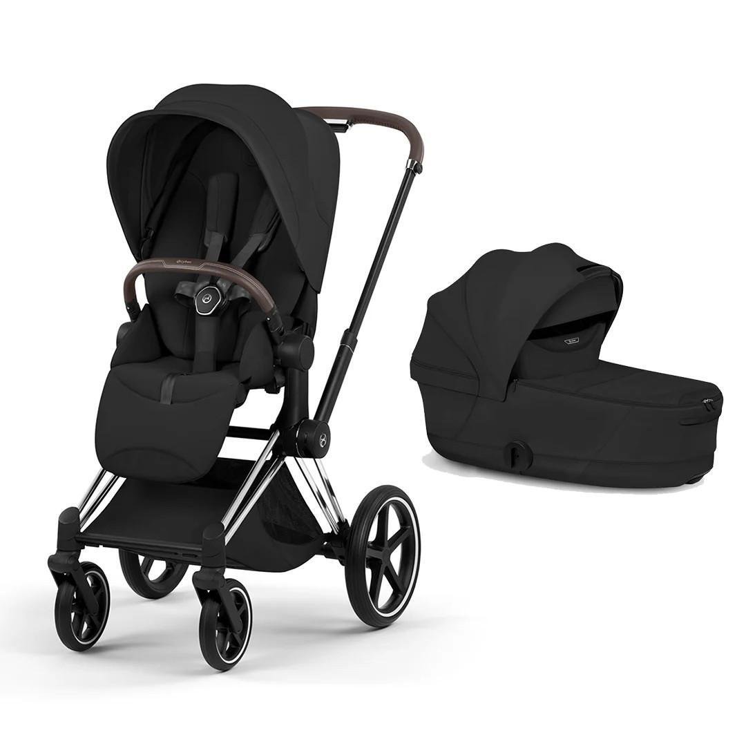 stroller-sets-cybex-sepia-black-cybex-priam-v5-stroller-set-sepia-black-frame-chrome-brown-139403-113142.jpg Cybex Priam V5 Style 2in1 universālie rati Sepia Black, Chrome Brown