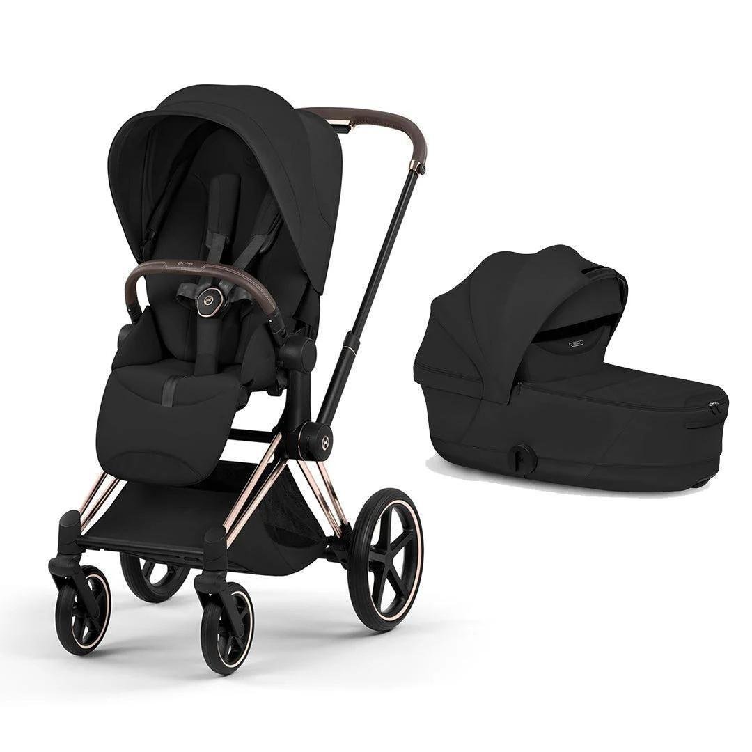 stroller-sets-cybex-sepia-black-cybex-priam-v5-stroller-set-sepia-black-frame-rose-gold-139405-113144.jpg Cybex Priam V5 Style 2in1 universālie rati Sepia Black, Rose Gold
