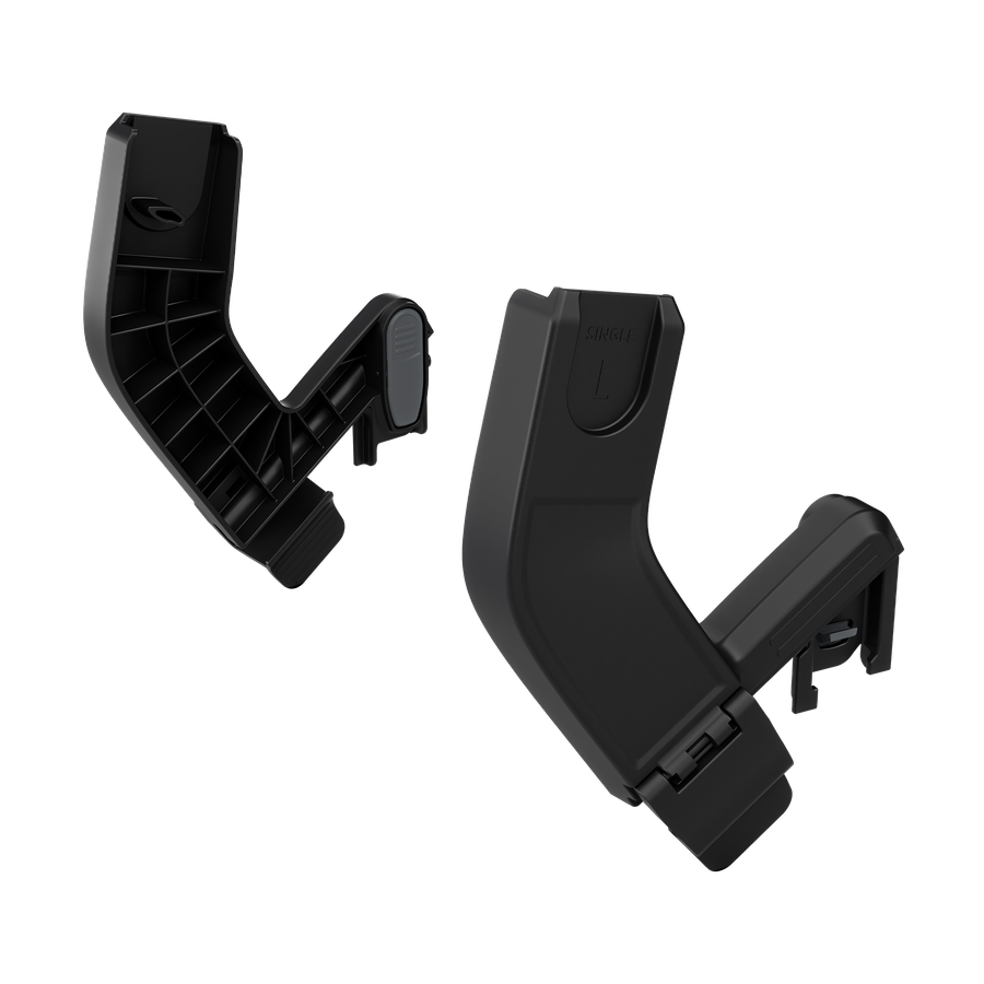 Thule Urban Glide 3 universālie ratiņi 3in1 Tinted Taupe on Black + Thule Maple Connect Black – foto 5