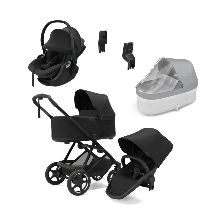 Thule Charm universālie ratiņi 3in1 Black