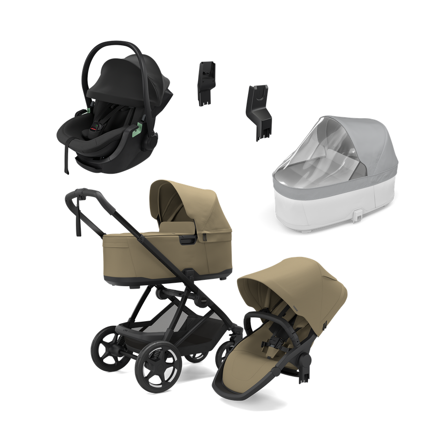 Thule Charm universālie ratiņi 3in1 Faded