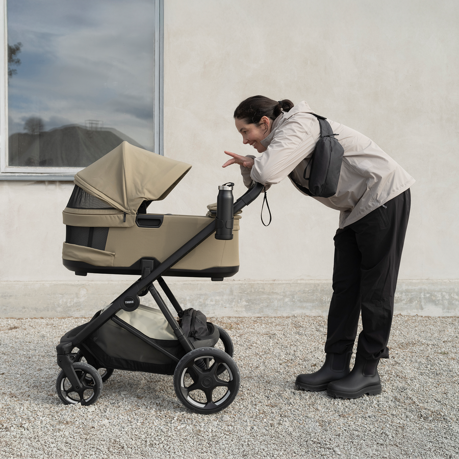 Thule Charm universālie ratiņi 3in1 Black + Thule Maple Connect Black – foto 6