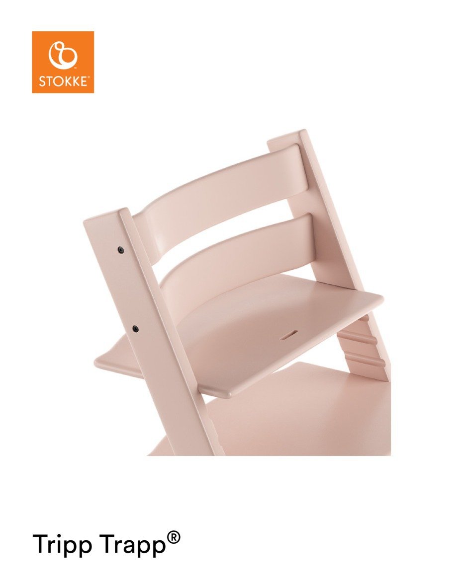 Stokke Tripp Trapp barošanas krēsls – Serene Pink – foto 2