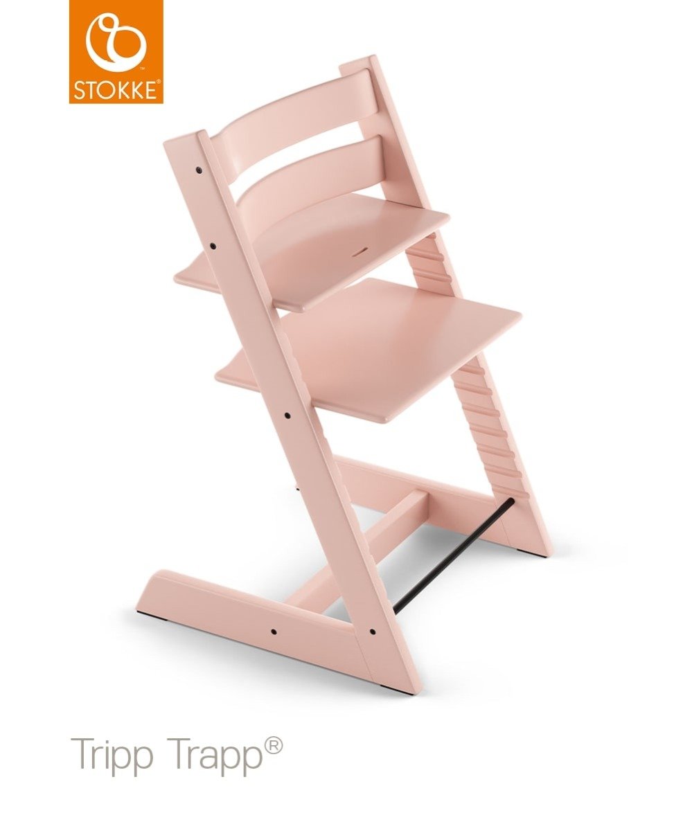 Stokke Tripp Trapp barošanas krēsls – Serene Pink – foto 1