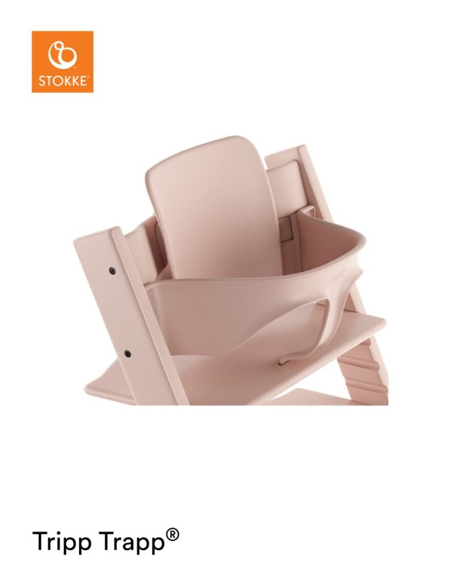 Stokke Tripp Trapp barošanas krēsls – Serene Pink – foto 3