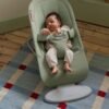 BabyBjörn Begin šūpuļkrēsls – Light Green Brushed Woven – foto 5