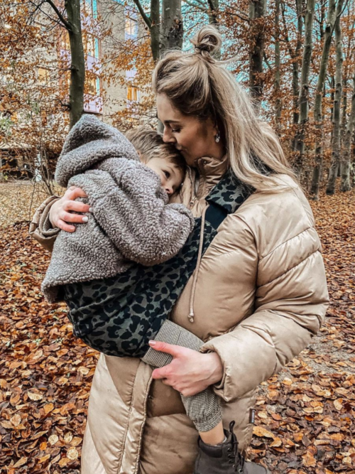 Wildride Toddler Swing Carrier ķengursoma Grey Leopard