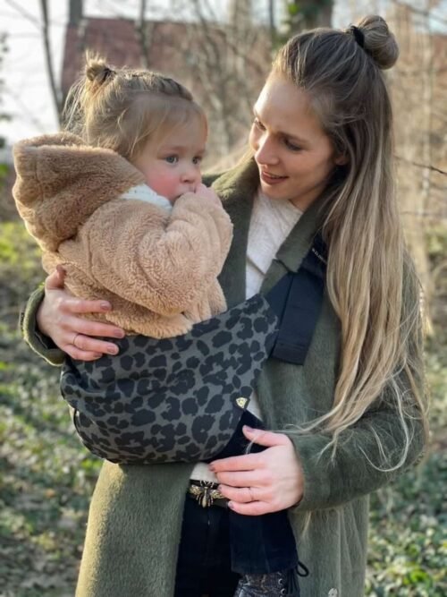 Wildride Toddler Swing Carrier ķengursoma Grey Leopard