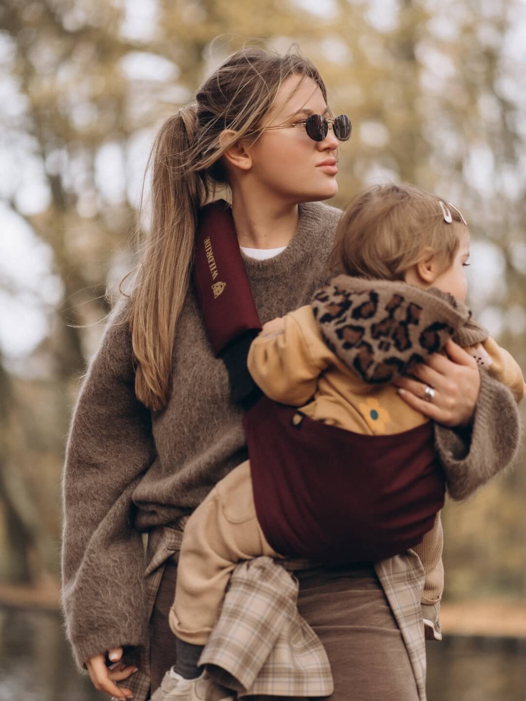 Wildride Toddler Swing Carrier ķengursoma Merlot