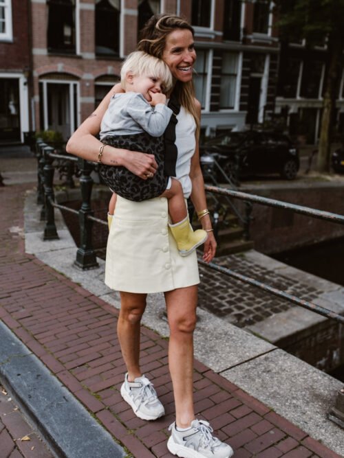Wildride Toddler Swing Carrier ķengursoma Grey Leopard