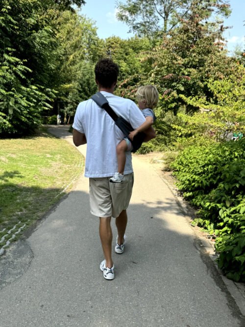 Wildride Toddler Swing Carrier ķengursoma Iron