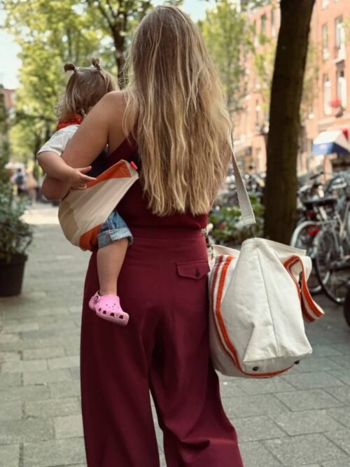 Wildride Toddler Swing Carrier ķengursoma Orange Graphic