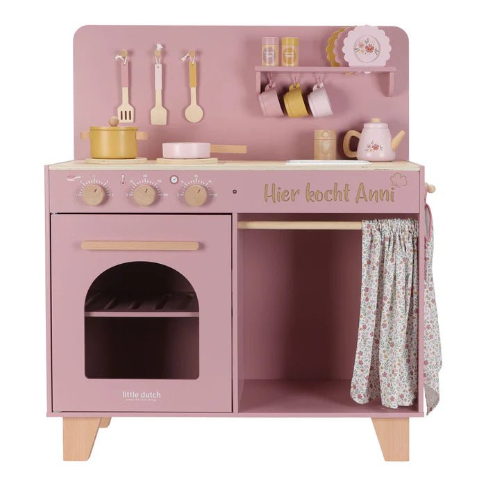 Little Dutch koka rotaļu virtuve ar skaņu – Pink – foto 5