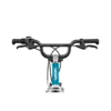 WOOM GO 4 bērnu velosipēds, metallic blue, ar melnu stūri un rokturiem