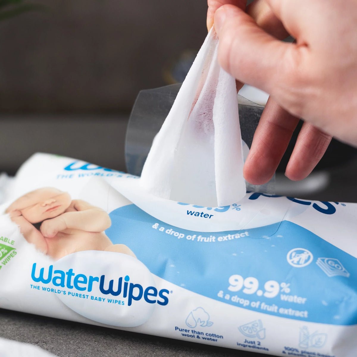 002060888.jpg WaterWipes mitrās salvetes, 60 gab.